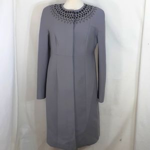 Modello Giulietta grey and black trench coat size 48 US size 8